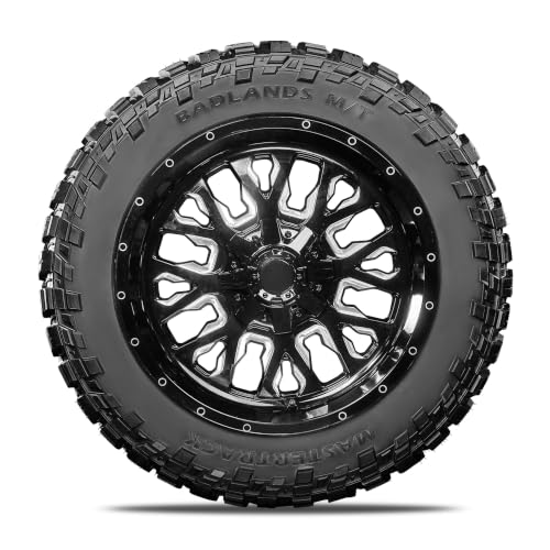 Set of 4 (Four) Mastertrack Badlands M/T 35X12.50R24LT 116Q 12 Ply Tires - size: 35X12.50R24LT 12 Ply
