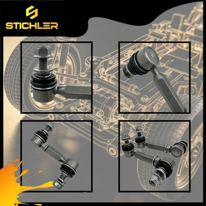 4.52-5.90'' 115-150 M12 Rear Universal Heavy Duty(HD) Adjustable Sway Bar Links Kit Replace OEM, Fit Most Cars Trucks SUVs Off-Road Vehicles Racing Specialty Use - size: 115-150 M12 Rear