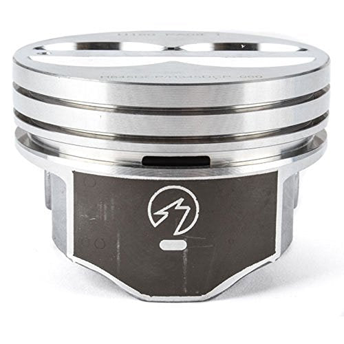 Speed Pro H345DCP 350 Small Block Chevy SBC Flat Top Pistons Coated Piston 5.7". For Standard 4.00" Bore Diameter.