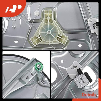 A-Premium Front Passenger Side Power Window Regulator with Motor (2-Pin) - style: Front Passenger Side