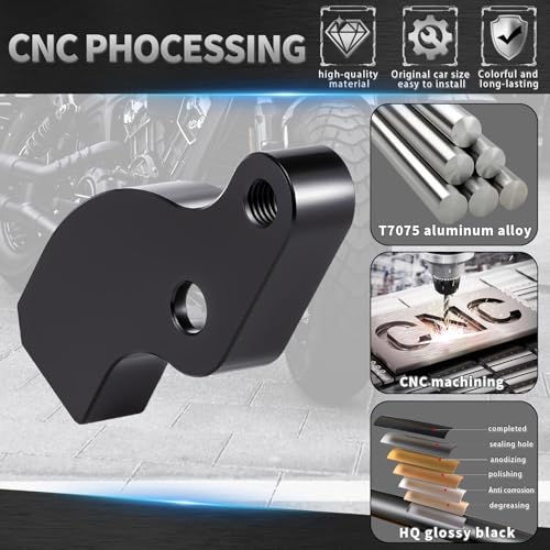 Ez Shift Neutral Gear Assist Kit Fit for Harley '17-Late M8 Touring and '18-Late M8 Softail, Black - color: Black, style: 1pc for M8