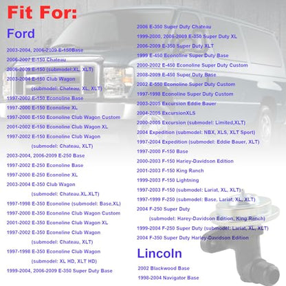EGR Emissions Valve Fits for 1997-2009 Ford E150 E250 E350 Replace# EGV537T - size: EGV537T