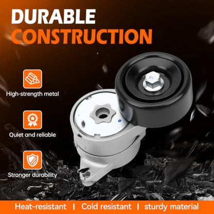 GAHA 31170RDMA02 Belt Tensioner Pulley Assembly for Acura 2010-2014 TSX - size: 31170RDMA02