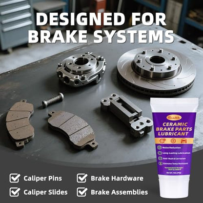 Ceramic Brake Grease Lubricant 1 oz High Temp Brake Caliper Grease - color: Ceramic, size: 30g
