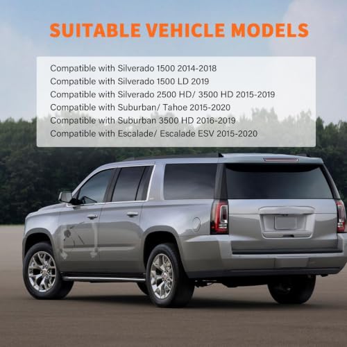Front Left Window Regulator Compatible with Silverado 2014-2019