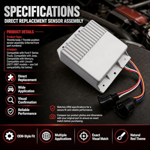JA&MIU LX203 Ignition Control Module Compatible with 1976 - 1989 Ford Cars