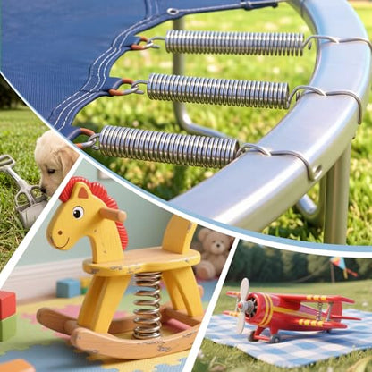 4pcs Extension Springs,0.03"x0.4"x11.8" 304 Stainless Steel - size: 0.03"x0.4"x11.8"
