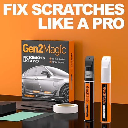 Black Touch Up Paint Pen Kit Compatible with Chevy [Clear Coat Included], GBA/WA8555/WA848/WA5118 Color Match for Scratches, Rock Chips, Bumper Dings, Easy Scratch Repair & Rust Remover - color: Compatible with Chevy - Black