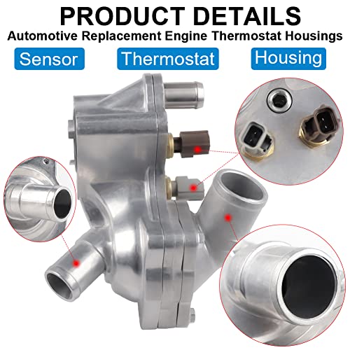 Aluminum Coolant Thermostat Housing Compatible with 1997-2001 Ford Explorer - size: 902204