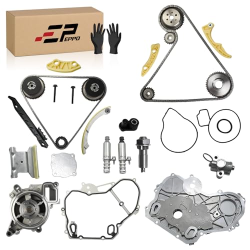 2.4L 2.2L Timing Chain Water Pump 9-4201S 9-4201SX for Chevy Equinox 09-17 - color: 9-4201S