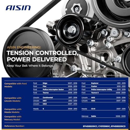 AISIN AFTERMARKET BTAZ-00250 Belt Tensioner w/Pulley Assembly