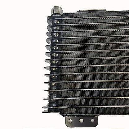 Low Pressure Drop Transmission Oil Cooler 40k Transmission Oil Cool Compatible For Heavy Duty 40,000 GVW Max Low Mounting Hardware Towing Applications and Advanced Cooling Protection LPD47391 - size: black