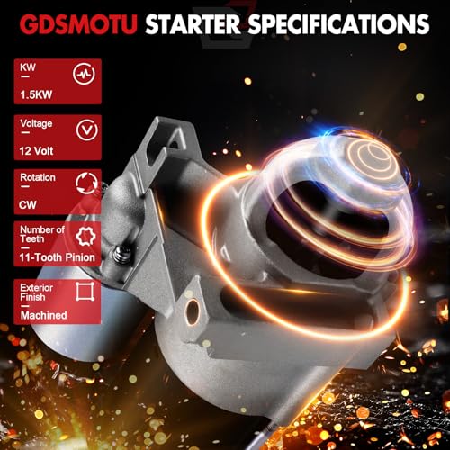 Starter V6 3.8L for Pontiac for Firebird 98-02 for Grand Prix 98-08