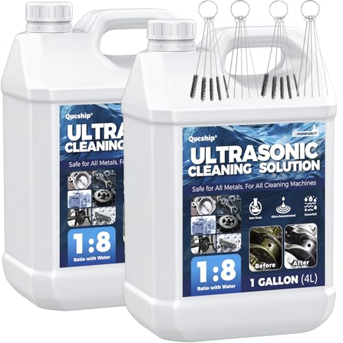 Ultrasonic Carburetor Cleaner for Engine Parts, Makes 18 Gallons, 256 oz - size: 256 Fl Oz (Pack of 1)