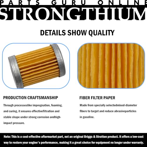 Strongthium 691035 493629 1/4" 40 Micron Inline Fuel Filter Kit - size: 2pcs
