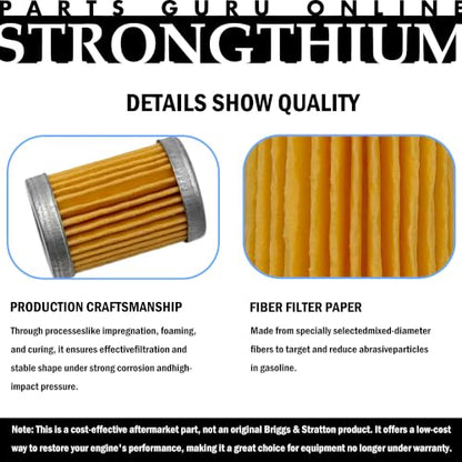 Strongthium 691035 493629 1/4" 40 Micron Inline Fuel Filter Kit - size: 2pcs