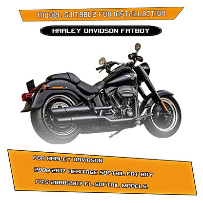 Kinglemc Crash Bar Engine Guard for Harley Softail(Chrome-C) - color: Chrome-C