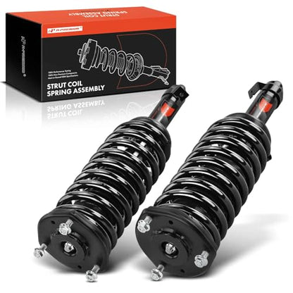 A-Premium Front Complete Strut Assemblies with Coil Springs, Set of 2