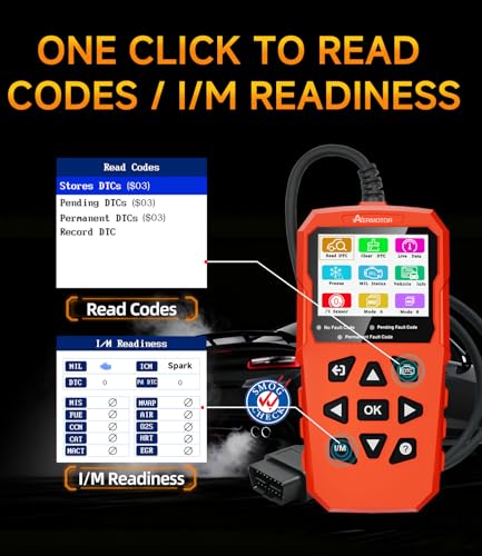 OBD2 Scanner,V880 Car Scanner Diagnostic Tool, Check Engine Code Reader - color: red