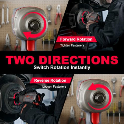 Ingersoll Rand 2235TiMAX-R 1/2" Drive Air Impact Wrench - style: 2235 1/2-Inch Standard - Red