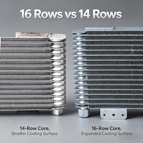 LPD47391 40,000 GVW Transmission Oil Cooler 40k Compatible with Tru-Cool Heavy Duty Low Pressure Drop Cooler Kit with Mounting Hardware, Fits Trucks, Vans, RVs & Towing Applications