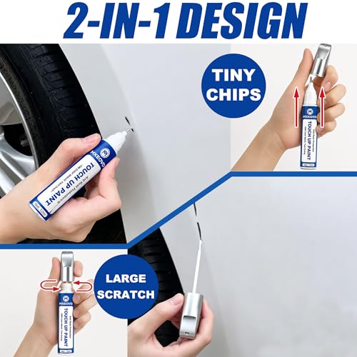 Cavalry Blue(8W2) Touch Up Paint Compatible with Toyota, All in One Car Scratch Repair Kit with Primer Putty & Clear Coat, Complete Sanding Tools Set for Scratches Chips Nicks - color: Cavalry Blue(8W2), size: Toyota