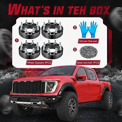 BDFHYK 8x170mm Wheel Spacers 2 Inch for Ford F-250 F-350 2003-2018 - size: 2 inch 8x6.7", style: Ford