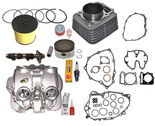 CYLINDER PISTON HEAD POLISHED PORT COVER PERFORMANCE CAM SHAFT CAMSHAFT FITS HONDA XR400R XR 400R1996 1997 1998 1999 2000 2001 2002 2003 2004