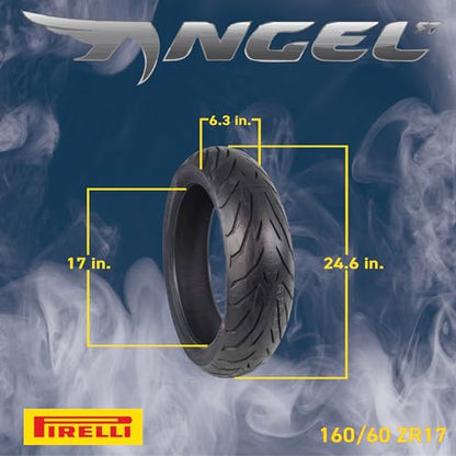 Pirelli Angel ST Motorcycle Tire Set 120/70ZR17 58W & 160/60ZR17 69W - size: 120/70ZR17 160/60ZR17
