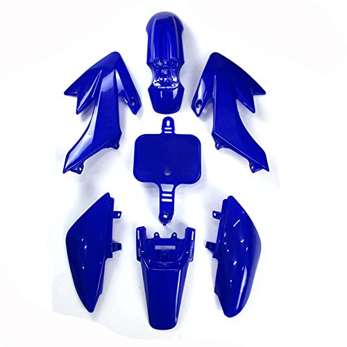 Blue Plastic Fender Fairing Kit For Honda XR50 CRF50 Chinese 50cc 90cc 110cc 125cc 140cc 150cc 160cc Dirt Pit Bike - color: blue