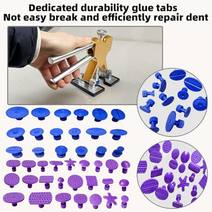 176pcs Paintless Car Dent Removal Kit,Bodywork Hail Damage Repair,Auto Body Dent Removal Tools,Dent Pulling Slide Puller, Dings Remover Tools Kit(176pcs M10 Slide Puller) - size: 176pcs(M10 Slide Puller)