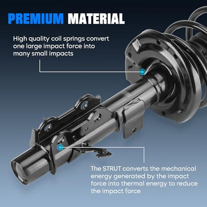 Front Strut Assembly for Chevrolet Camaro 3.6L V6 2010-2012, 2PCS