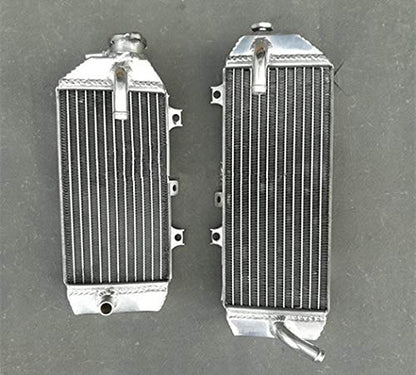 Left + Right Aluminum Radiator for Kawasaki KX250F KXF250 2017 2018 2019