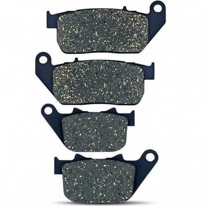 Front and Rear Brake Pads for Harley Davidson Sportster 1200 XL1200C Custom