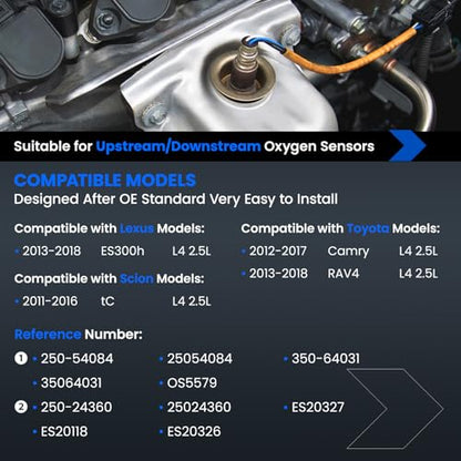 250-54084 250-24360 Upstream & Downstream O2 Sensor for Toyota Camry