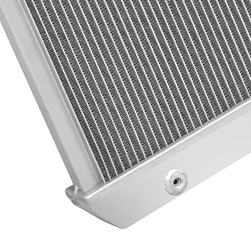 DNA Motoring RA-CHEVYT63-3 3-Row Full Aluminum Radiator Compatible with 1963-1966 Chevy C10/C20/C30/K10/K30, 1961-1962 Dynamic, 1961-1966 Bonneville/Catalina MT - style: 63-66 C-/K-Series MT