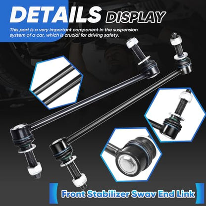 K750616 K750617 Sway Bar Link - Reduce SUV Body Roll - color: 1*K750616 1*K750617, size: Sway Bar Link