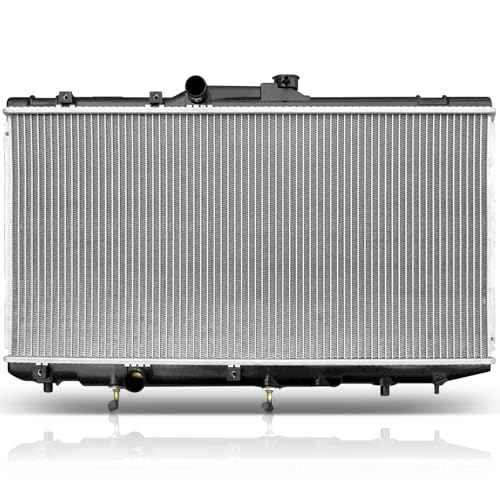 SCITOO Engine Coolant Aluminum Radiator Assembly for Geo for Toyota - size: 1409