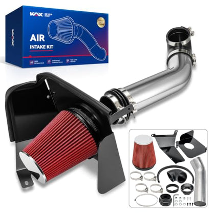 KAX 3.5" Cold Air Intake Kit for 1999-2006 Chevrolet Silverado 1500 - color: Red, size: 2002-2006 Chevrolet Avalanche 1500 GAS