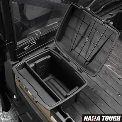 HAKA TOUGH Storage Cargo Box 5.5GAL for Polaris Ranger 1000/XP/900/Crew/570 Mid-Size/Fullsize General 1000 4 Accessories for General 1000 Tool Box Rear Trunk Storage Waterproof