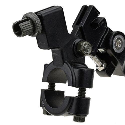 HIAORS Black Chrome Clutch Brake Lever for 22mm 7/8 inch Handlebar 110cc 125cc 140cc TTR 125cc SSR Xmotos Apollo 125 Pit Dirt Bike Motorcycle - color: Black