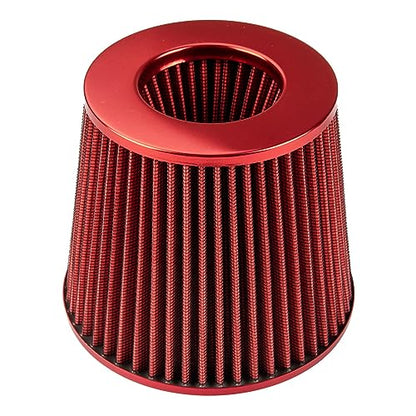 PHILTOP Universal Cold Air Intake Kit (Red) - color: Red, size: Universal Cold Air Intake Kit