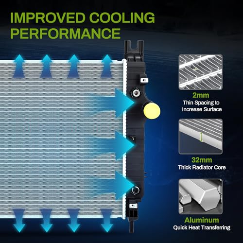 AUTOSAVER88 Radiator Compatible with 2007-2010 Ford Explorer - style: 07-10 Ford Explorer