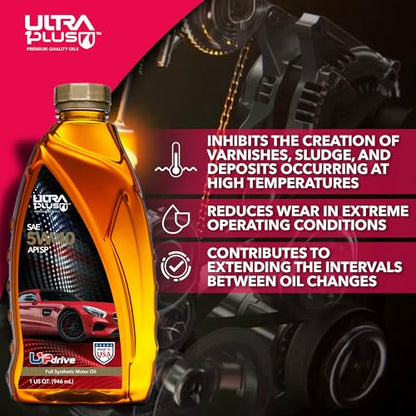 SAE 5W-40 Full Synthetic Motor Oil API SP 12 Quarts - size: 12 Quarts Pack