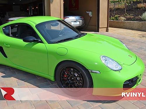Avery Dennison SW900 758-O Gloss Grass Green Supreme Wrapping Film Vinyl Vehicle Car Wrap Sheet Roll - (12" x 60" w/Application Card) - color: Gloss Grass Green, size: 1ft x 5ft