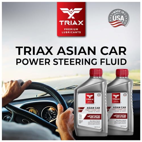TRIAX Asian Car PSF Hydraulic & Electric Full Synthetic OEM Grade Power Steering Fluid | Compatible with Honda, Acura, Toyota, Lexus, Nissan, Infiniti, Mazda, Hyundai, Kia & More (1 Quart) - size: 1 Quart
