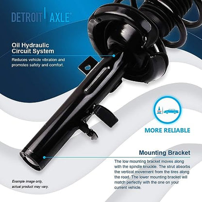 Detroit Axle - Front Suspension Kit For 2012-2013 Ford Focus 2.0L - size: 4QU47856/ Big strut kit