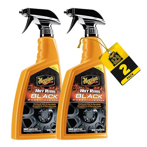 Meguiar's Hot Rims Black Wheel Cleaner, 24 Oz, 2 Pack - size: 24 Ounce (Pack of 2), style: Hot Rims Black Wheel Cleaner