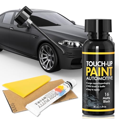XTryfu Touch Up Paint for Cars Paint Scratch Repair Kit, Matte Black - color: Matte Black