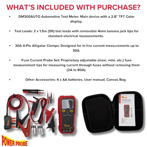 Power Probe Automotive Test Meter with Guided Testing (DM300AUTO)